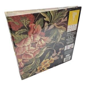 Vintage 1990 MBI Photo Album Magnetic 100 Pages Floral F3050SR USA New